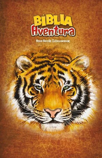 Bíblia Aventura para crianças, NVI, Capa dura com fechamento em ímã, Tigre