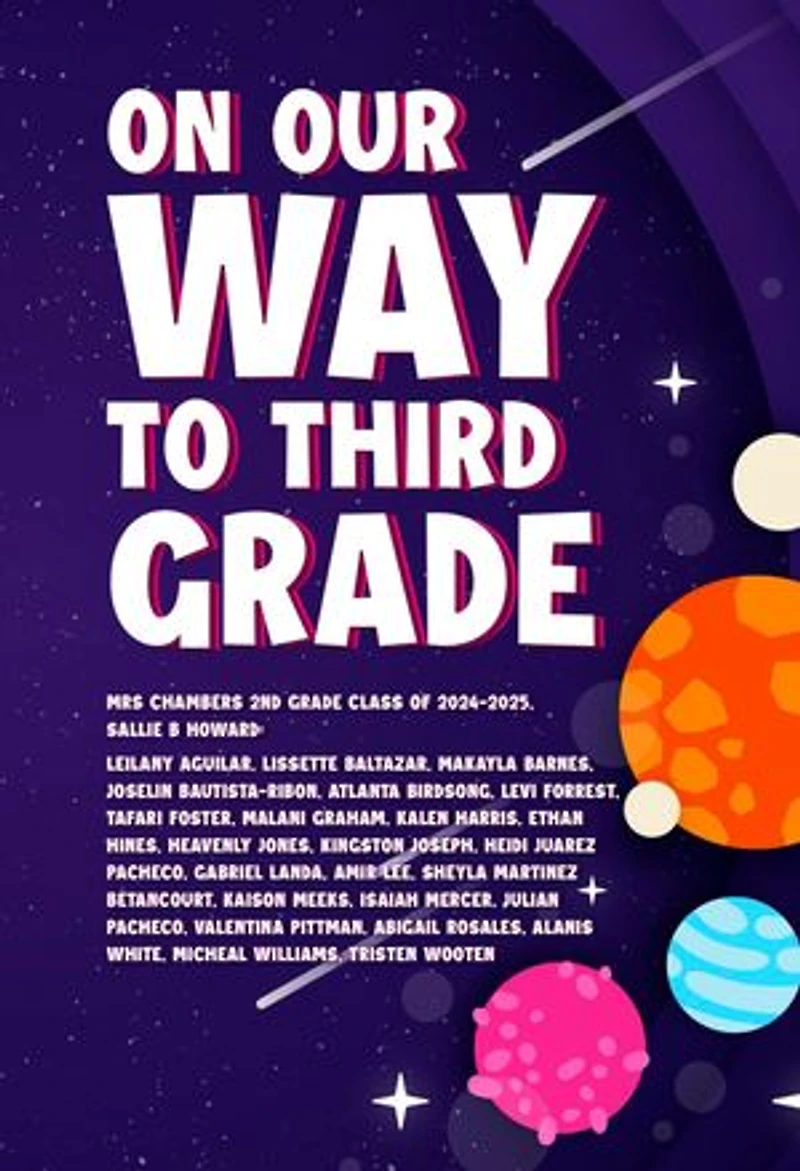ON OUR WAY TO THIRD GRADE