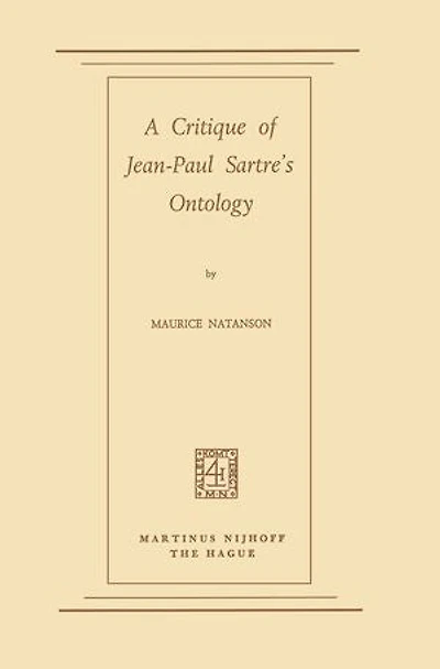 A Critique of Jean-Paul Sartre's Ontology