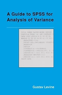 A Guide to SPSS for Analysis of Variance