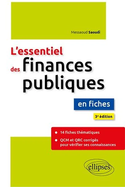 L'essentiel des finances publiques en fiches