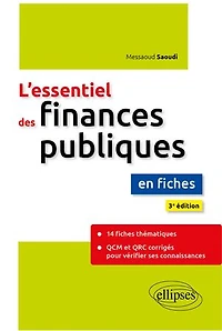 L'essentiel des finances publiques en fiches