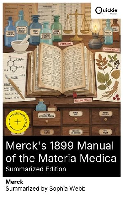 Merck's 1899 Manual of the Materia Medica (Summarized Edition): Enriched edition. Turn-of-the-Century Pharmacology & Herbal Remedy Compendium with Pharmaceutical Chemistry, Detailed Dosage Guidelines