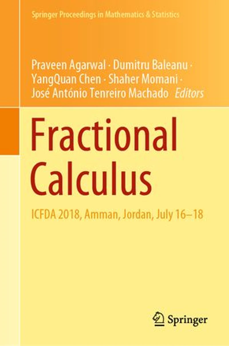 Fractional Calculus: Icfda 2018, Amman, Jordan, July 16-18