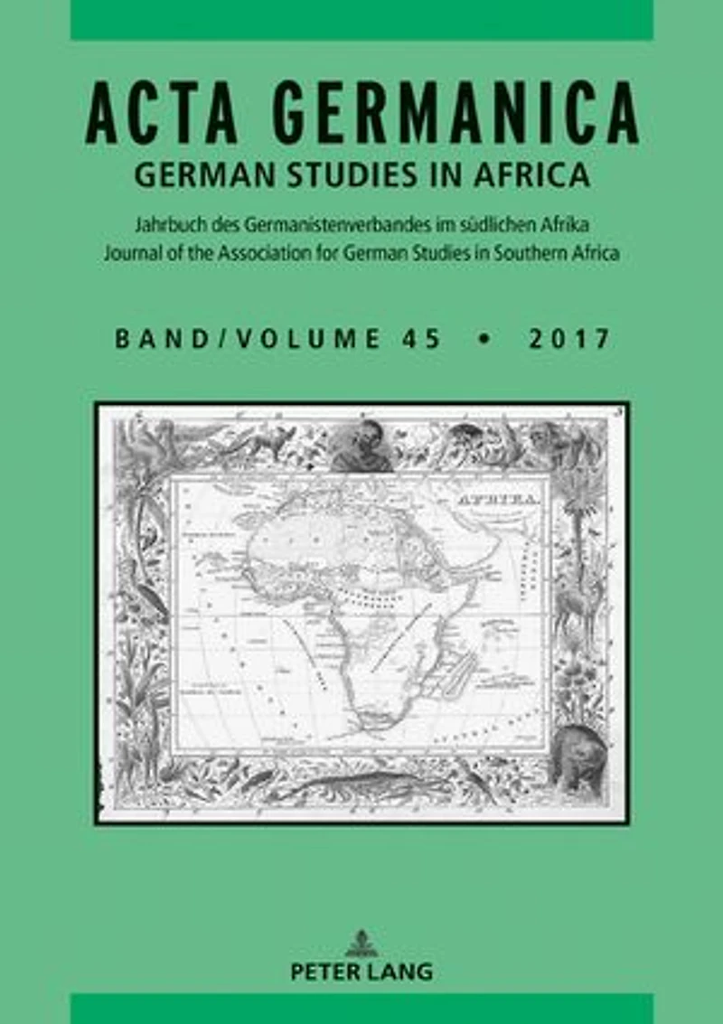 Acta Germanica: German Studies Africa