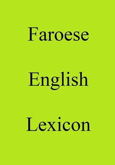 Faroese English Lexicon