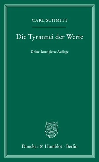 Die Tyrannei der Werte.