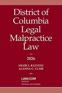District of Columbia Legal Malpractice Law 2026