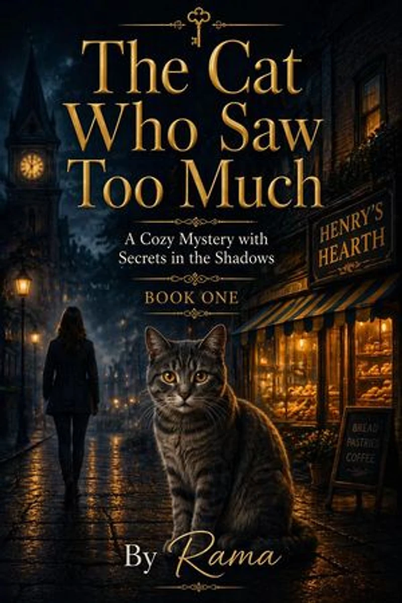 The Cat Who Saw Too Much A Cozy Mystery with Secrets in the Shadows Book One: A Cozy Mystery with Secrets in the Shadows Book One, #1