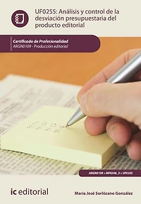 Análisis y control de la desviación presupuestaria del producto editorial. ARGN0109