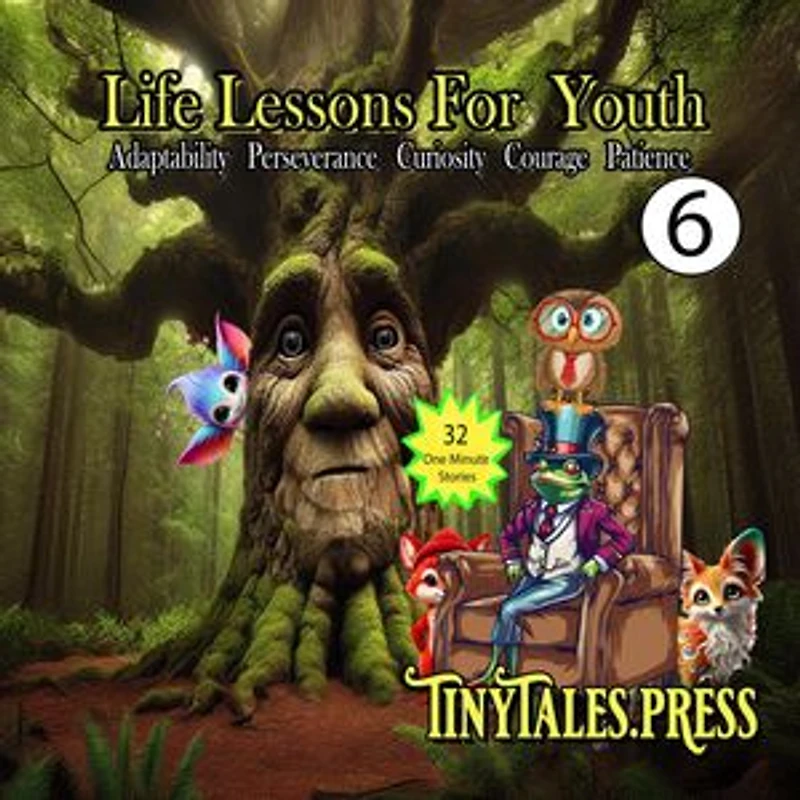 Life Lesson for Youth #6, Adaptability, Perseverance, Curiosity, Courage, Patience: Tiny Tales Books, #6