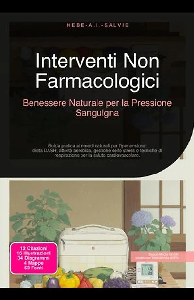 Interventi Non Farmacologici: Benessere Naturale per la Pressione Sanguigna: Guida pratica ai rimedi naturali per l'ipertensione: dieta DASH, attività aerobica, gestione dello stress e tecniche di respirazione per la salute cardiovascolare.