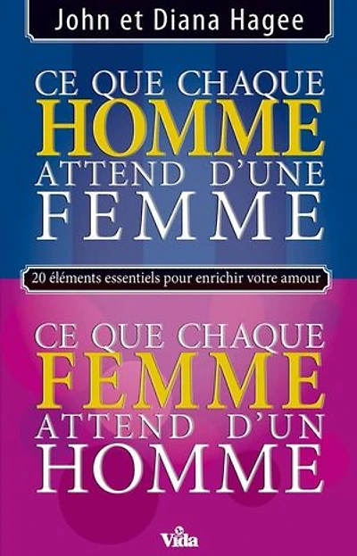 Ce que chaque homme attend d’une femme, ce que chaque femme attend d’un homme: 20 éléments essentiels pour enrichir votre amour