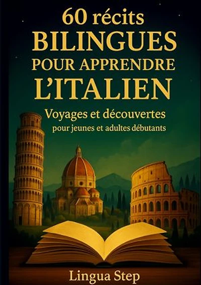 60 Récits bilingues pour apprendre l'Italien: Voyages et Découvertes pour Jeunes et Adultes Débutants