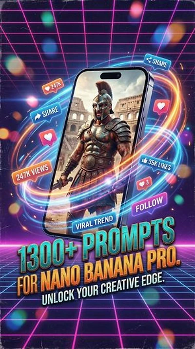 1,300+ Prompts for Nano Banana Pro