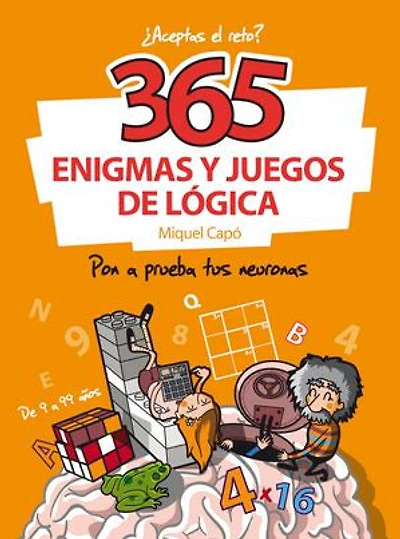 365 enigmas y juegos de lógica: Enigmas y acertijos para niños y niñas