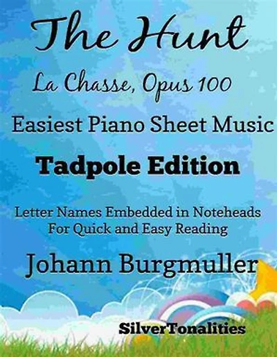 The Hunt La Chasse Opus 100 Number 9 Easiest Piano Sheet Music