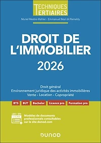 Droit de l'immobilier 2026