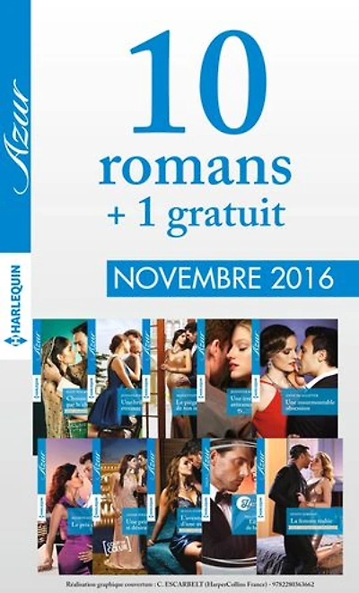 10 romans Azur + 1 gratuit (n°3765 à 3774 - Novembre 2016)