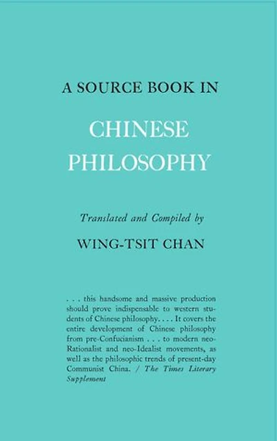 A Source Book Chinese Philosophy