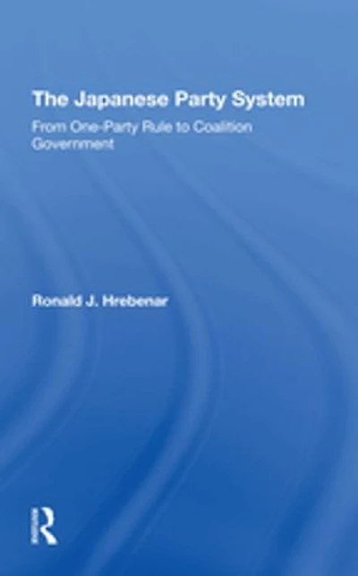 The Japanese Party System: From Oneparty Rule To Coalition Government