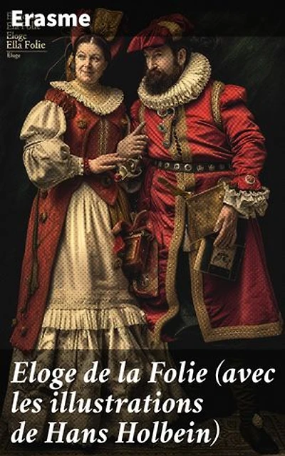 Eloge de la Folie (avec les illustrations de Hans Holbein): Exploration satirique de la nature humaine et des absurdités de la Renaissance