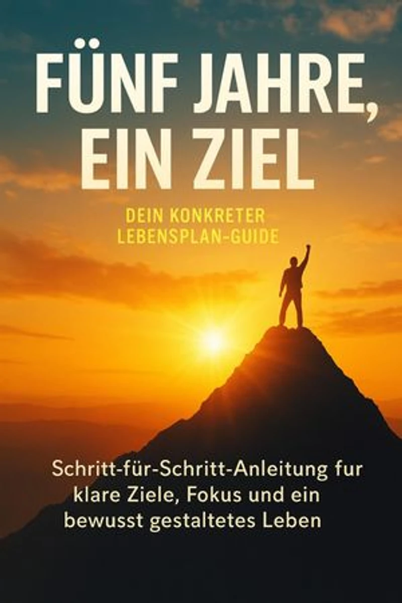 Fünf Jahre, ein Ziel: Dein konkreter Lebensplan-Guide: Schritt-für-Schritt-Anleitung für klare Ziele, Fokus und ein bewusst gestaltetes Leben