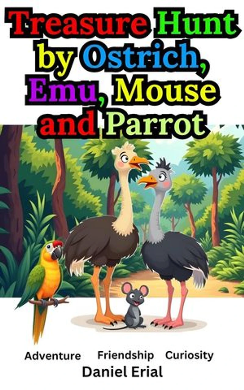 Treasure Hunt by Ostrich, Emu, Mouse and Parrot