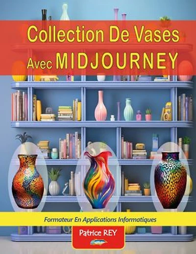 collection de vases avec midjourney