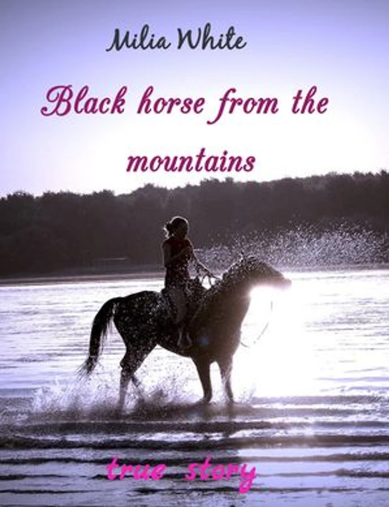 Black horse from the mountains