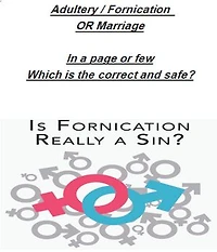 Adultery / Fornication Or Marriage