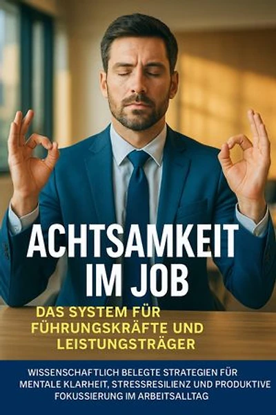 Achtsamkeit im Job: Das System für Führungskräfte und Leistungsträger: Wissenschaftlich belegte Strategien für mentale Klarheit, Stressresilienz und produktive Fokussierung im Arbeitsalltag