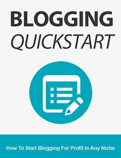 Blogging Quickstart