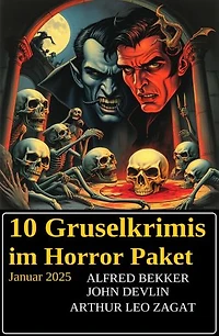10 Gruselkrimis im Horror Paket Januar 2025