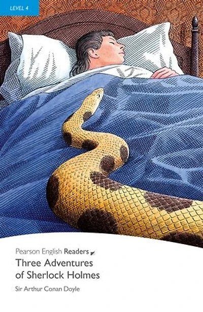 Level 4: Three Adventures of Sherlock Holmes ePub with Integrated Audio