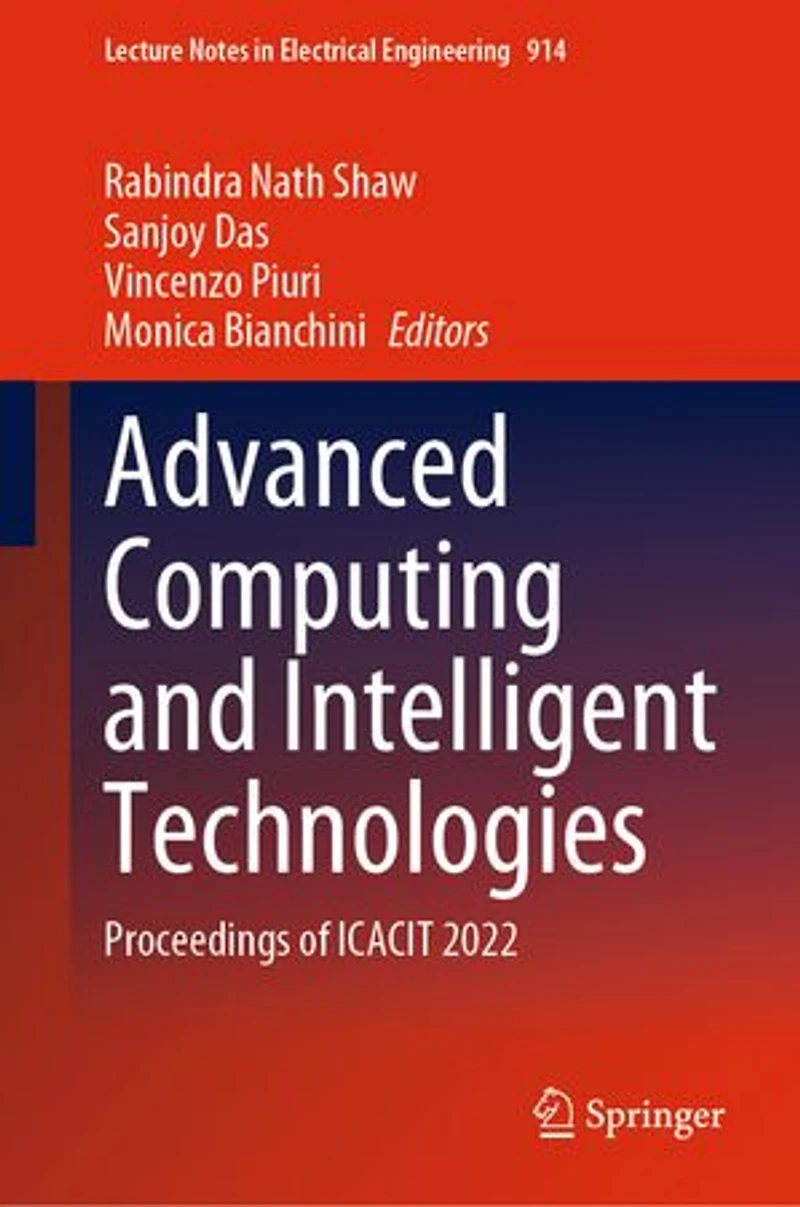 Advanced Computing and Intelligent Technologies: Proceedings of ICACIT 2022