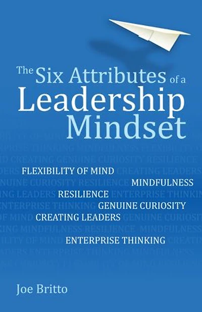 The Six Attributes of a Leadership Mindset: Flexibility mind, mindfulness, resilience, genuine curiosity, creating leaders, enterprise thinking
