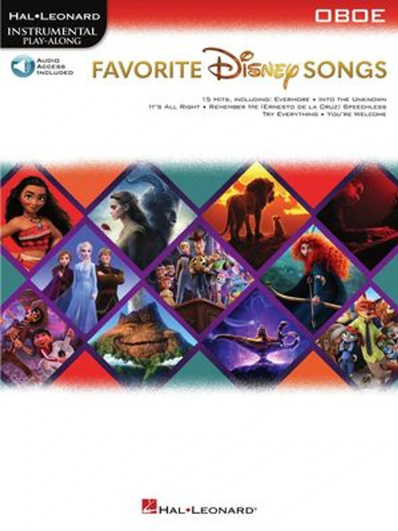 Favorite Disney Songs: Instrumental Play-along For Oboe: Oboe