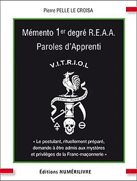Mémento 1er degré R.E.A.A.: Paroles d'Apprenti