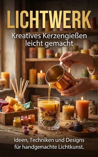 Lichtwerk: Kreatives Kerzengießen leicht gemacht: Ideen, Techniken und Designs für handgemachte Lichtkunst.