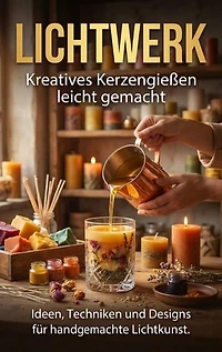 Lichtwerk: Kreatives Kerzengießen leicht gemacht: Ideen, Techniken und Designs für handgemachte Lichtkunst.
