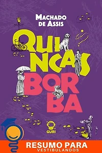 Resumo e análise de "Quincas Borba" Machado Assis: Literatura FUVEST 2024 |Edição acessível com descrição imagens