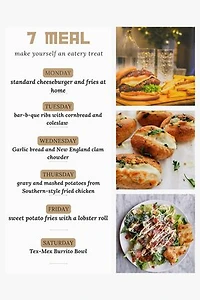 7 meal : make yourself an eatery treat