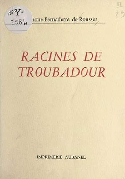 Racines de troubadour