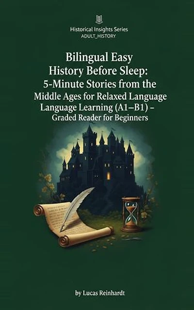 Bilingual Easy History Before Sleep: 5-Minute Stories from the Middle Ages for Relaxed Language Learning (A1–B1) – Graded Reader for Beginners: Bilingual Easy History Before Sleep: 5-Minute Stories from the Past (A1–B1)