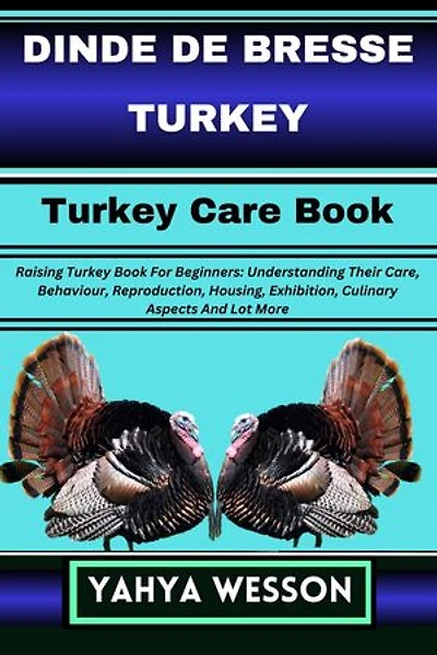 DINDE DE BRESSE TURKEY Turkey Care Book: Raising Turkey Book For Beginners: Understanding Their Care, Behaviour, Reproduction, Housing, Exhibition, Culinary Aspects And Lot More