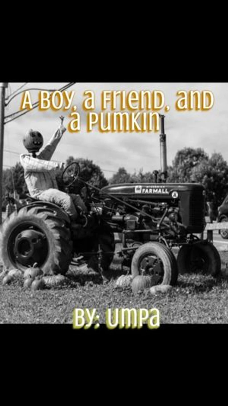 A Boy, A Friend and A Pumpkin