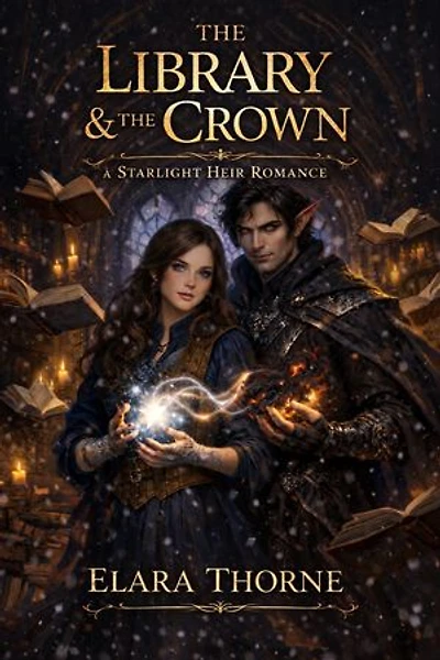 The Library & the Crown: A Fantasy Romance of Magic, Prophecy, and Forbidden Love