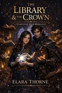 The Library & the Crown: A Fantasy Romance of Magic, Prophecy, and Forbidden Love