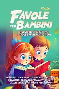 Favole per Bambini Una grande raccolta di favole e fiabe fantastiche. (Vol.26): Storie della buonanotte uniche, divertenti e rilassanti, in grado di trasmettere tanti valori e far appassionare alla lettura